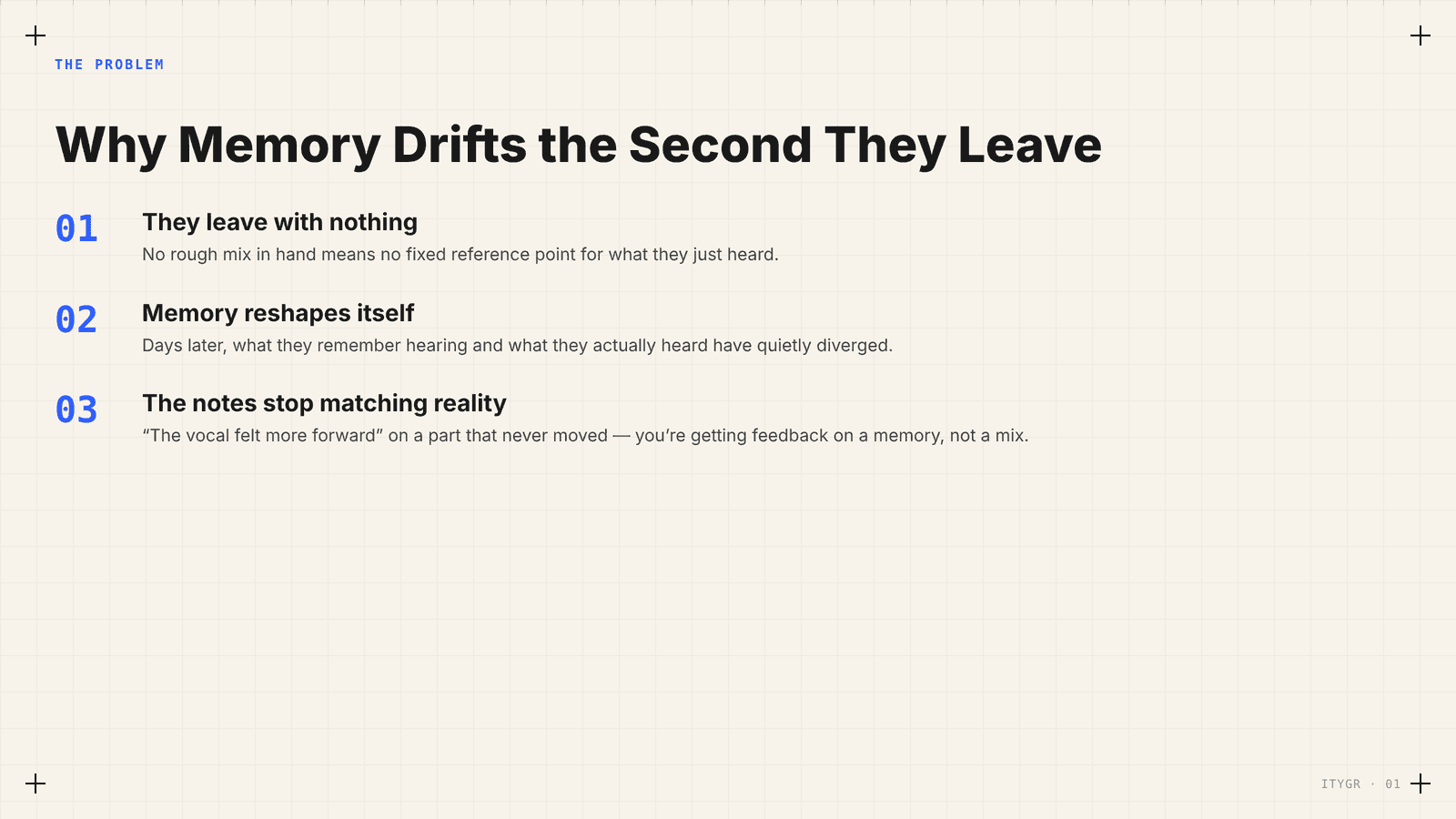 Why memory drifts the second they leave