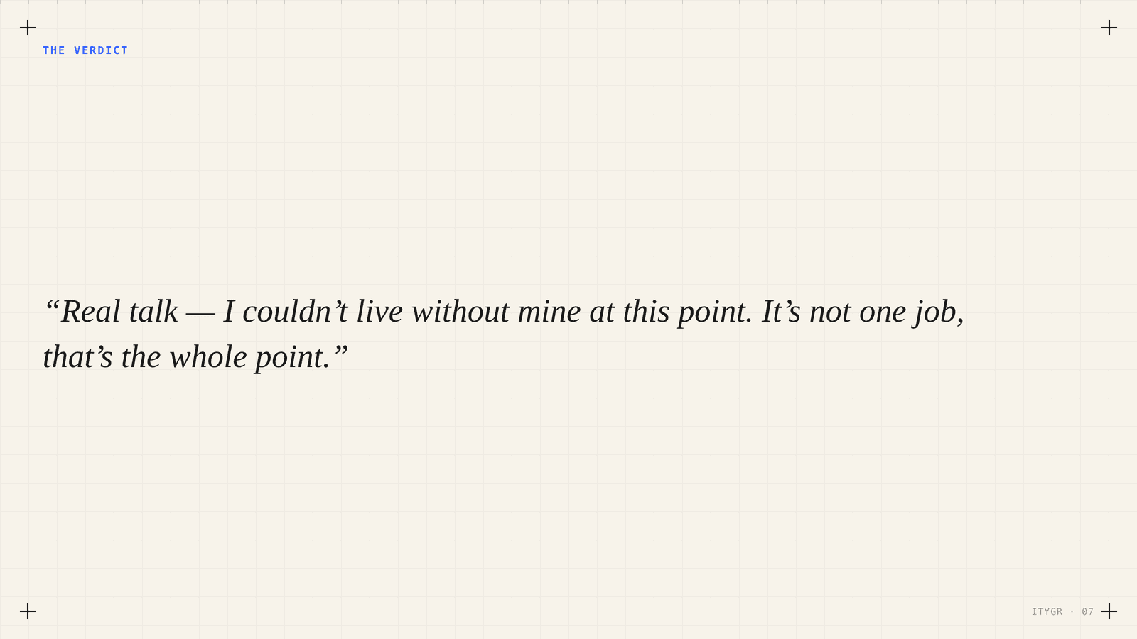 Pull quote: real talk, I could not live without mine