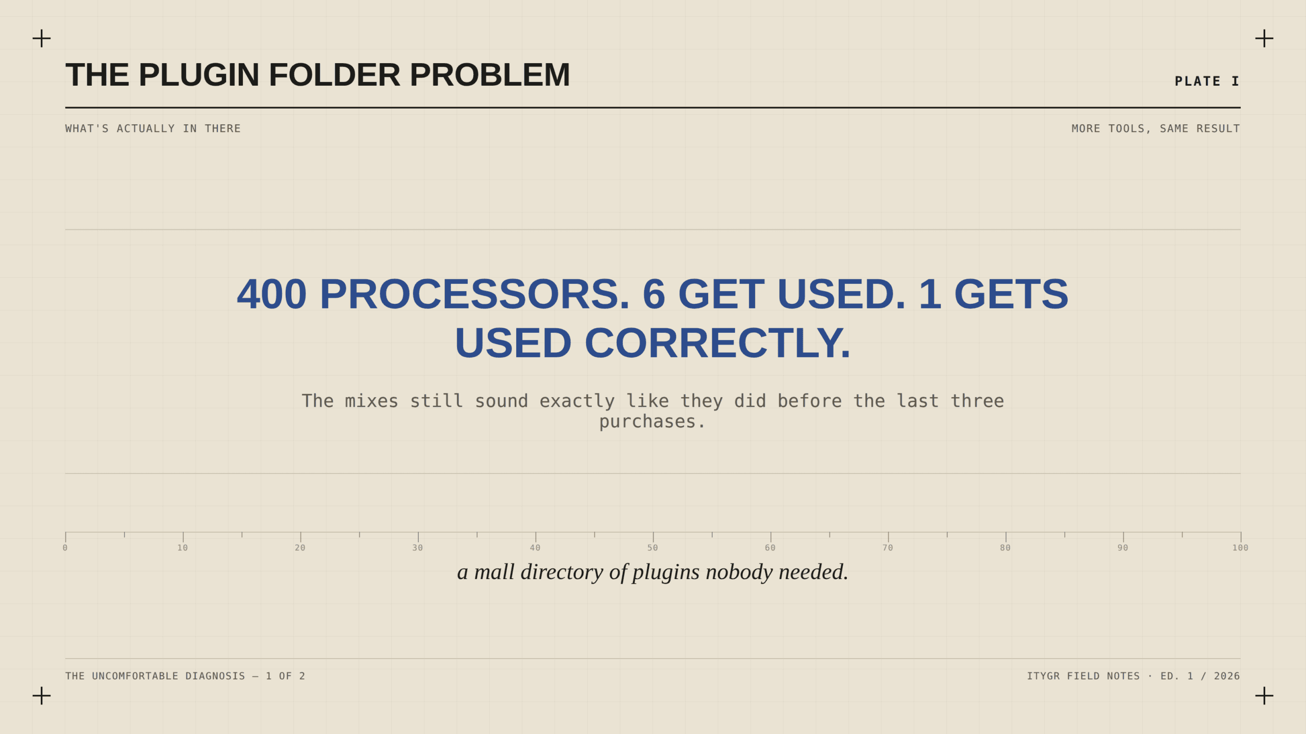 The plugin folder problem