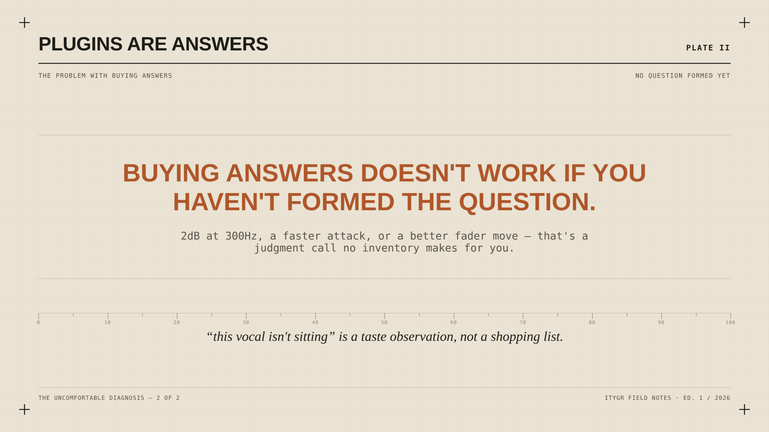 Plugins are answers