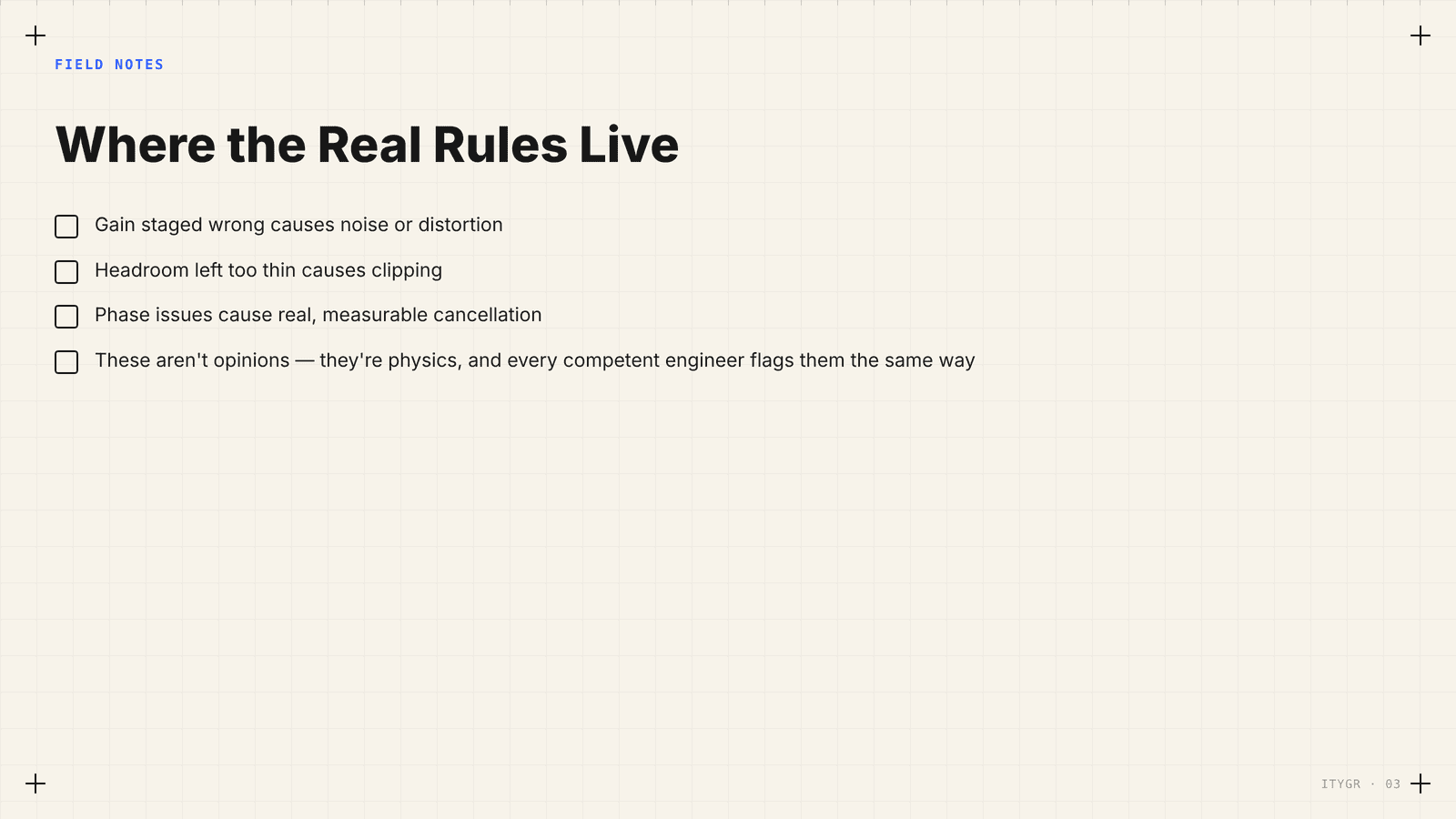 Where the real rules live